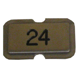 NPS24 Stainless steel name plate engraved      24