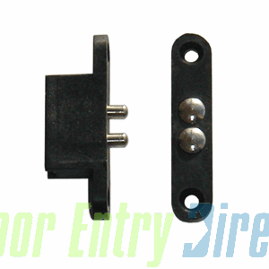 DDC1 Contact for connecting power through hinge side of the door