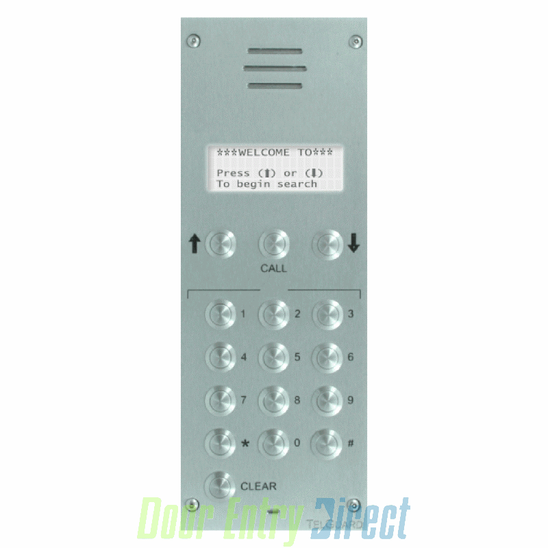 TS10F Telguard  Digital 10 user Senior, pstn flush audio panel