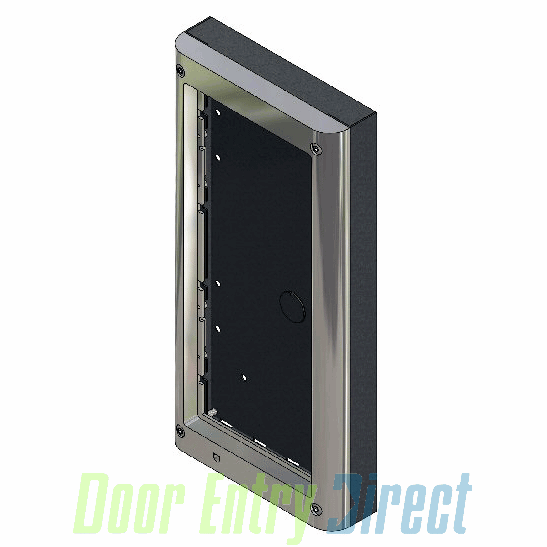 V-4882C Videx 4000          Surface mount box (chrome)    2 module