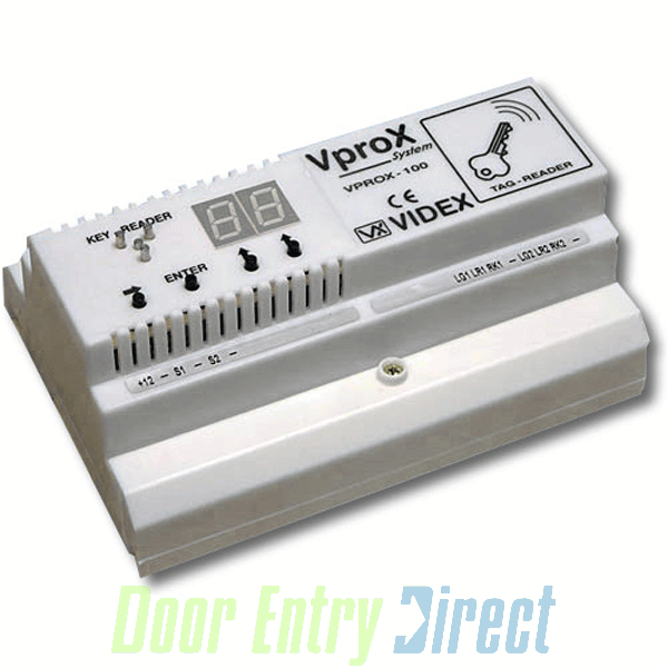 V-100/VP Videx     100 tag/card cu din module (controls 2 doors)