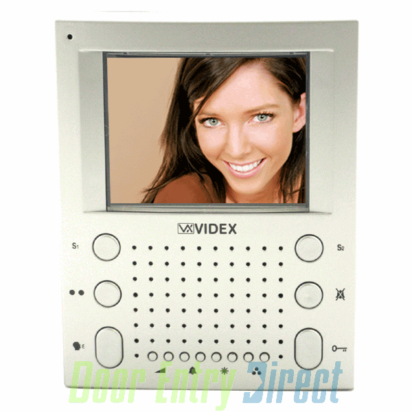 V-SL5418/CR Videx     Silver surface mount handsfree video monitor