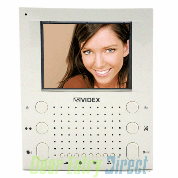 V-SL5418 Videx     White surface mount handsfree video monitor