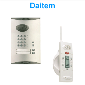 Daitem wireless audio and video door entry systems
